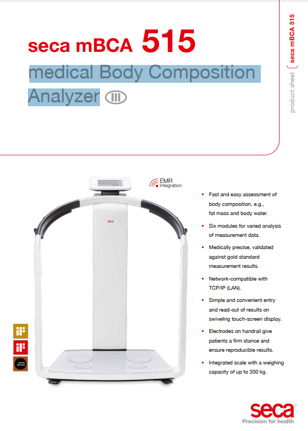 Seca 554 Medical Body Composition Analyzer For Sale